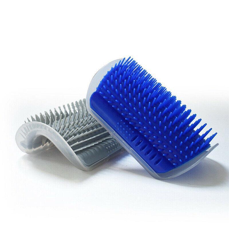 Pet Cat Self Massage Brush Comb Scratcher Wall Corner Self Groomer Grooming Toys
