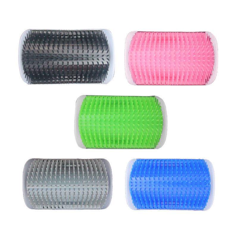 Pet Cat Self Massage Brush Comb Scratcher Wall Corner Self Groomer Grooming Toys
